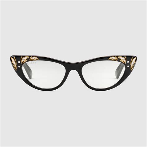 gucci cat-eye eyeglasses|gucci 49mm cat eye sunglasses.